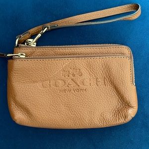 Coach wallet , tan